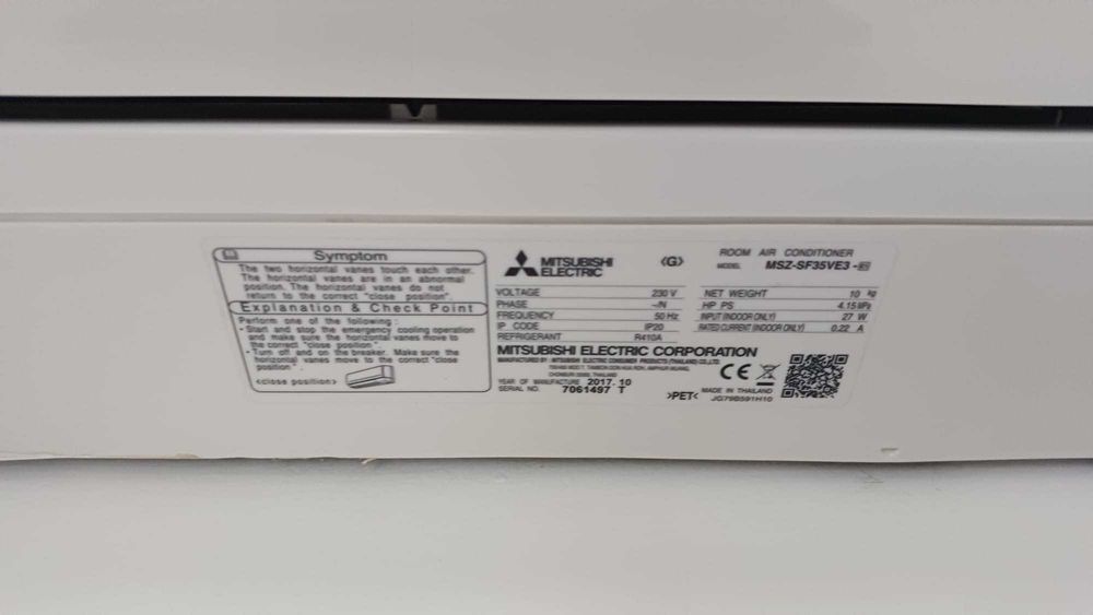 Sistema Ar Condicionado Mitsubishi- Interiores OK, Exterior p Peças