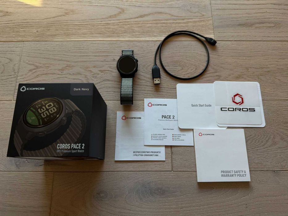 COROS Pace 2 – zegarek sportowy GPS, bardzo dobry stan
