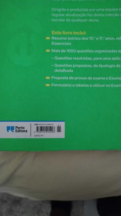 Físico-química A  11°Ano - Livro preparação para o exame nacional - Envio Gratuito