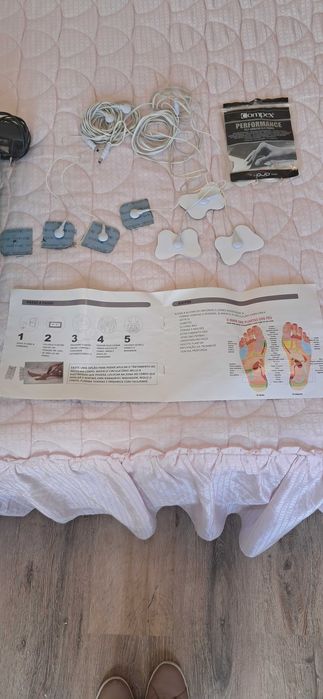 Masssageador de pés e pernas com comando reflexlife