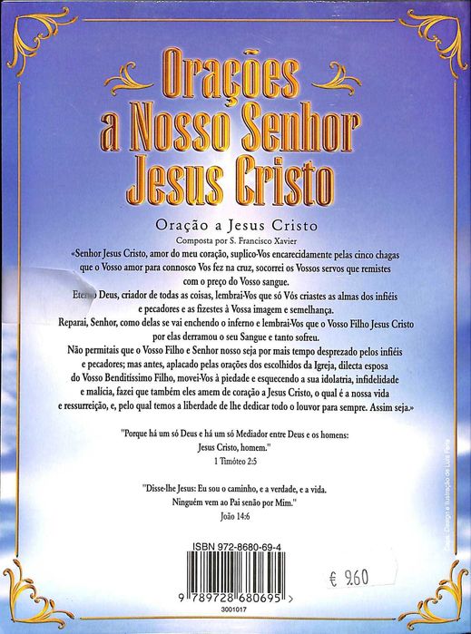 "Orações a Nosso Senhor Jesus Cristo" de António Rosa [Novo]
