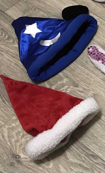 Дитячі обручі на голову вушка бантик шапки Новорічні Мишка Собачка