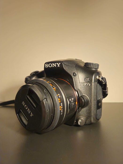 Sony ILCA-77M2 dwa obiektywy okazja