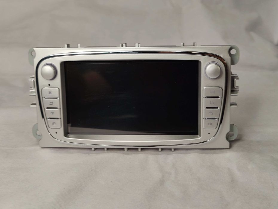 Radio 2 DIN Android para Ford C-MAX S-MAX Galaxy Focus - Novo - Silver
