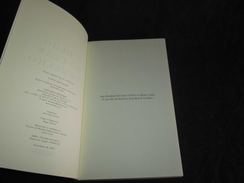 Livro O Olho do Czar Vermelho Sam Eastland