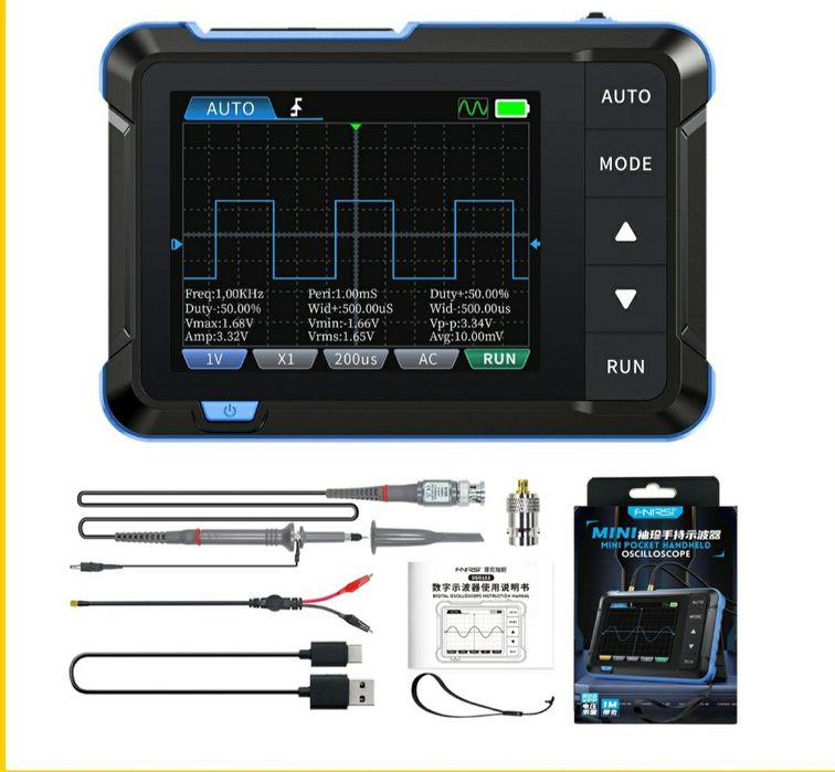 Осцилограф цифровий, mini FNIRCI DSO 153 (осциллограф)