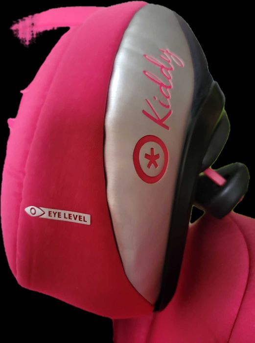 Najlepszy fotelik samochodowy Kiddy Cruiserfix 3 Rubin Pink 15-36 kg