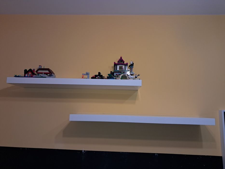 IKEA LACK 110 cm połka ścienna połysk2 szt