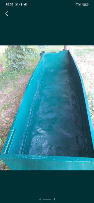 Човен металевий,тонажність 500 кг.