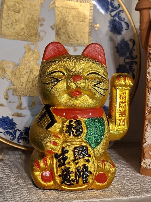 Gato da sorte chinês - Saúde - Dinheiro - Clientes