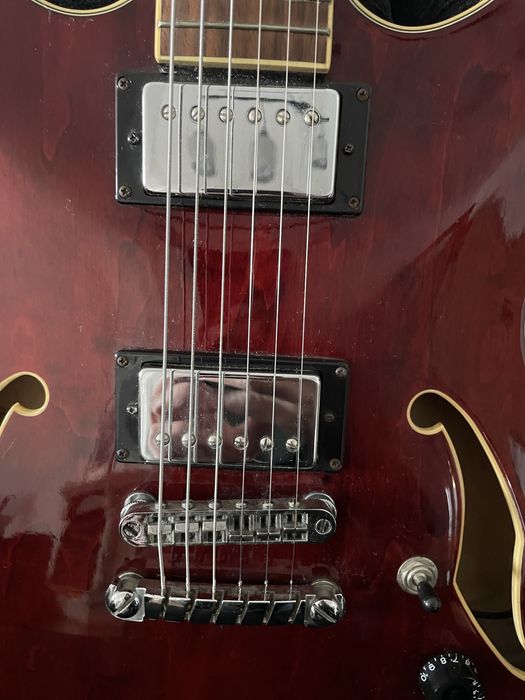 Ibanez AS-73 Transp.. Cherry Red