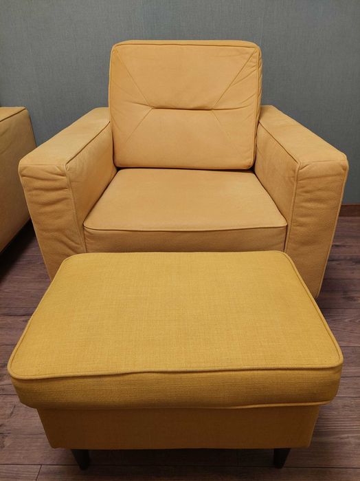 Fotel z podnóżkiem Tosca MP Nidzica - 2 sztuki