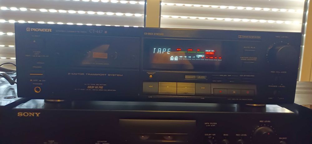 Deck cassetes gravador