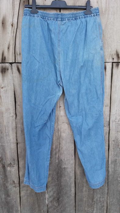Niebieskie spodnie jeans 46 XXXL 18 100% bawełna
