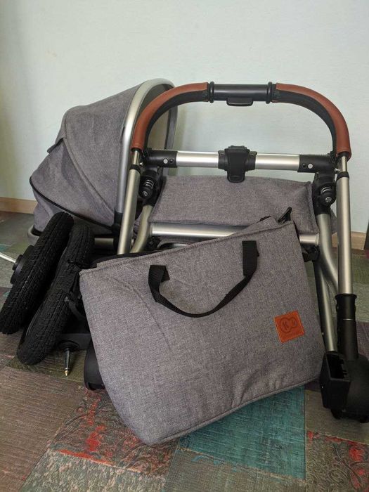 Універсальна коляска 3 в 1 Kinderkraft Veo Grey