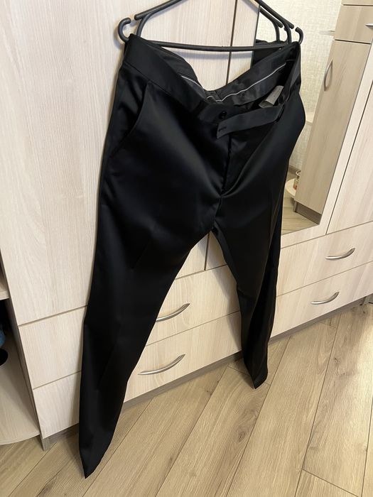 Стильний чоловічий костюм (смокінг), синій, 50 р.