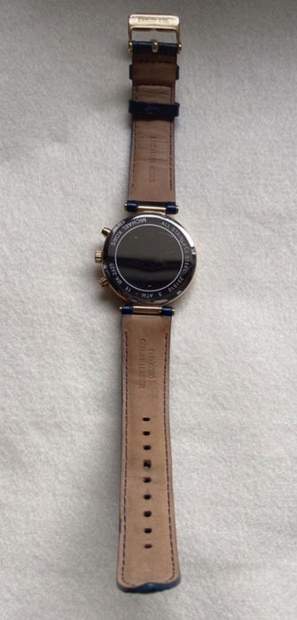 Relógio Michael Kors Sawer MK - 2425 (Azul e Dourado) - Original, Pouco Uso