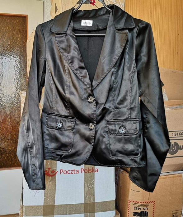 Marynarka żakiet narzutka koszulka bluzka s xs m 34 36 38 damska