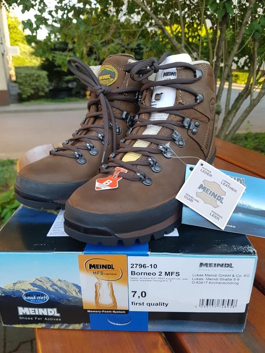 Nowe Meindl Borneo 2 MFS, rozm. 41,5 (UK 7,5).