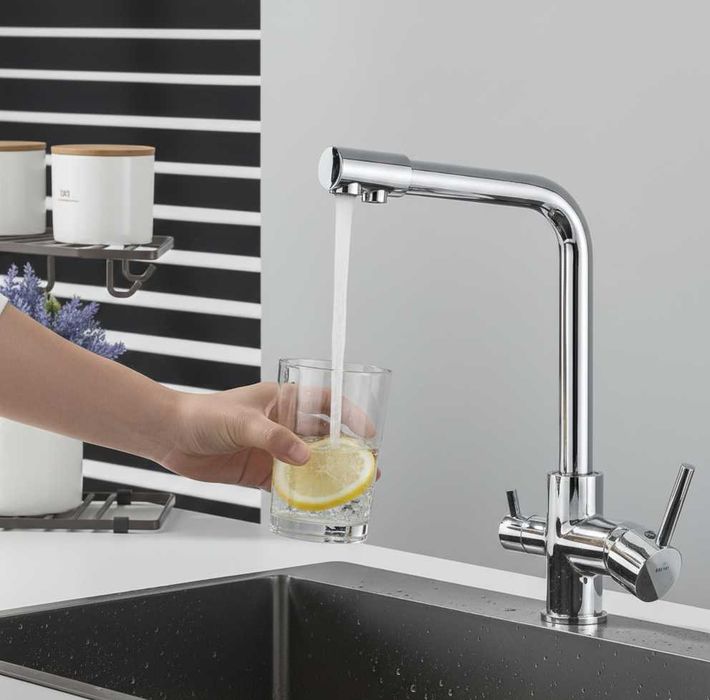 Montaż filtrów wody i kranów 3w1