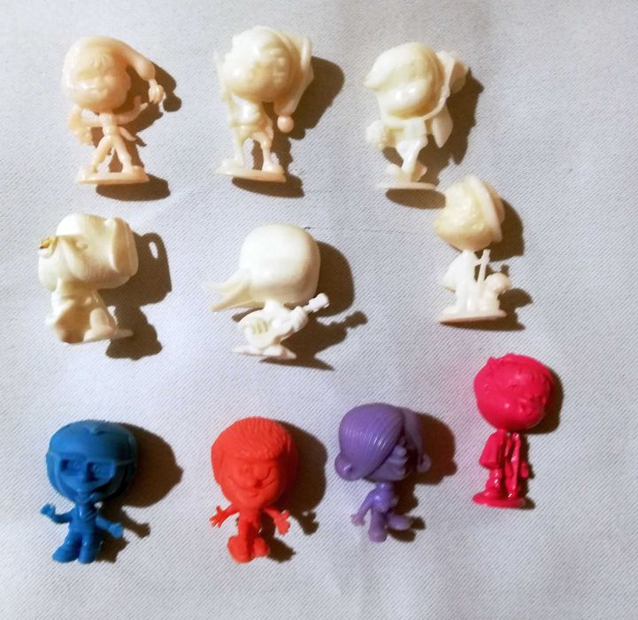 Bonecos dos Gelados OLA e Rajá