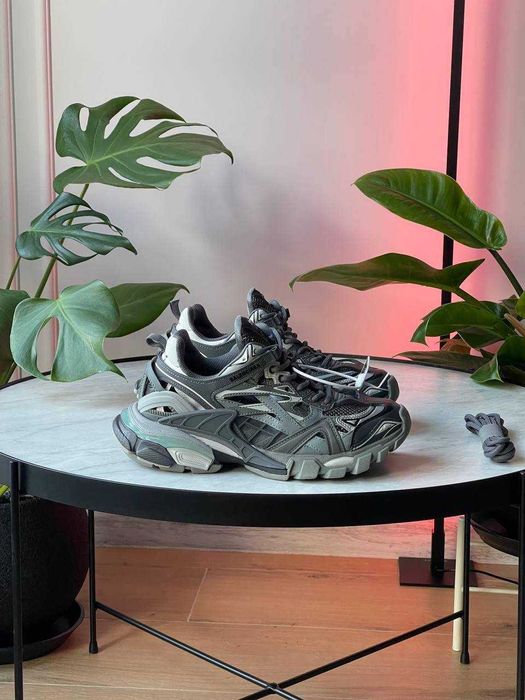 (БЕЗ ПЕРЕДОПЛАТИ)Balenciaga Track 2.0 баленсіага трек 2 чорні сірі