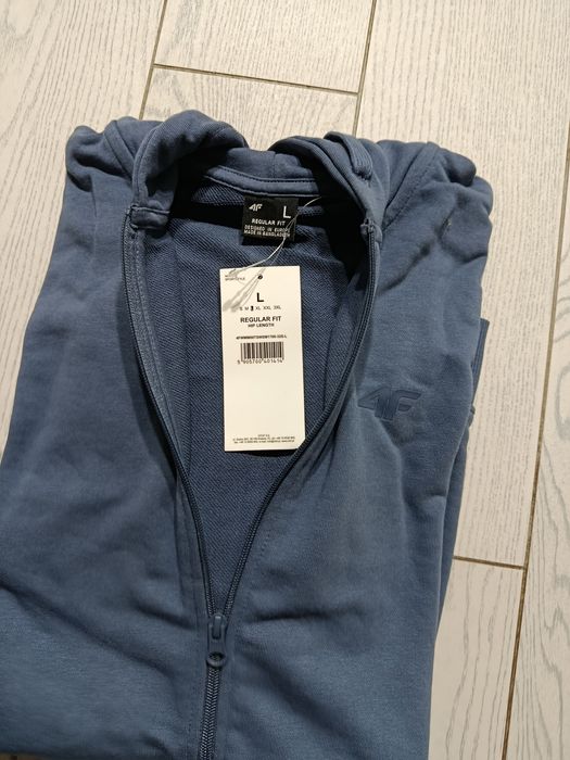 Nowa! Oryginalna 4F bluza rozpinana L męska z kapturem (414)