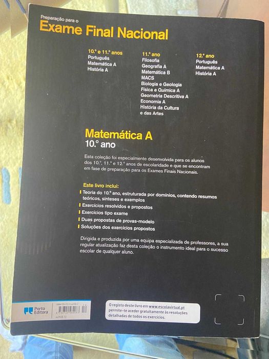 Preparação exame nacional Matemática A - 10º ano