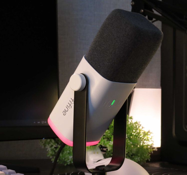 Оригінал нові, чорні/білі мікрофони Fifine Ampligame AM8 для стрімерів