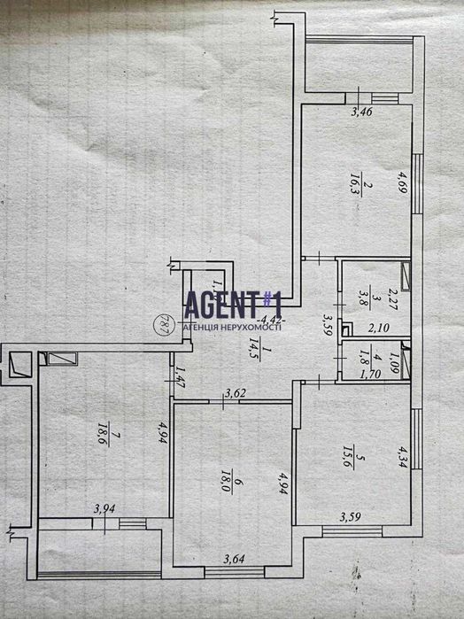 3-комнатная квартира по адресу (площадь 97,9 м²) - Atlanta.ua - фото 23