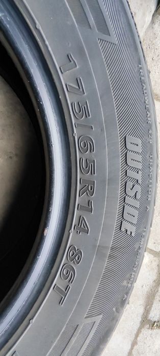 Alufelgi 15", 4x100, 6" nie montowane na aucie, opony lato 175/65r14