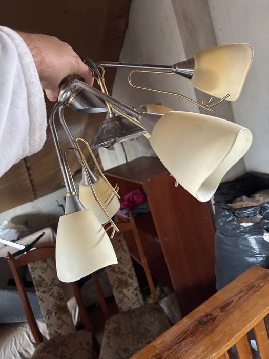 Żyrandol kryształowy pokojowy lampa sufitowa