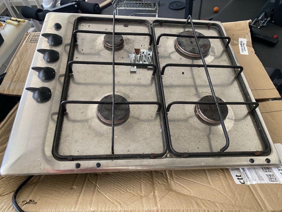 Placa gas de garrafa com bicos trocados recentemente