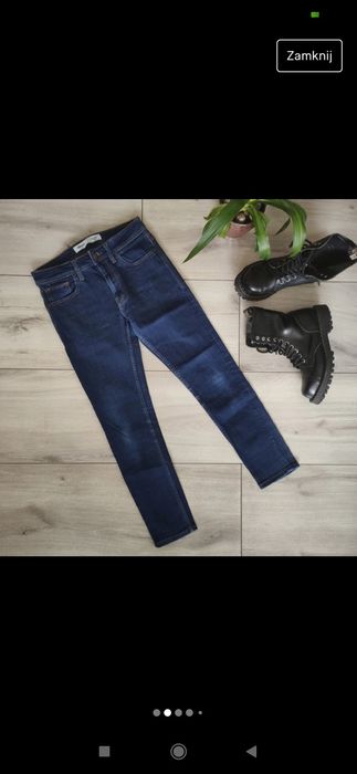 Spodnie męskie jeansy, rozm S, Burton