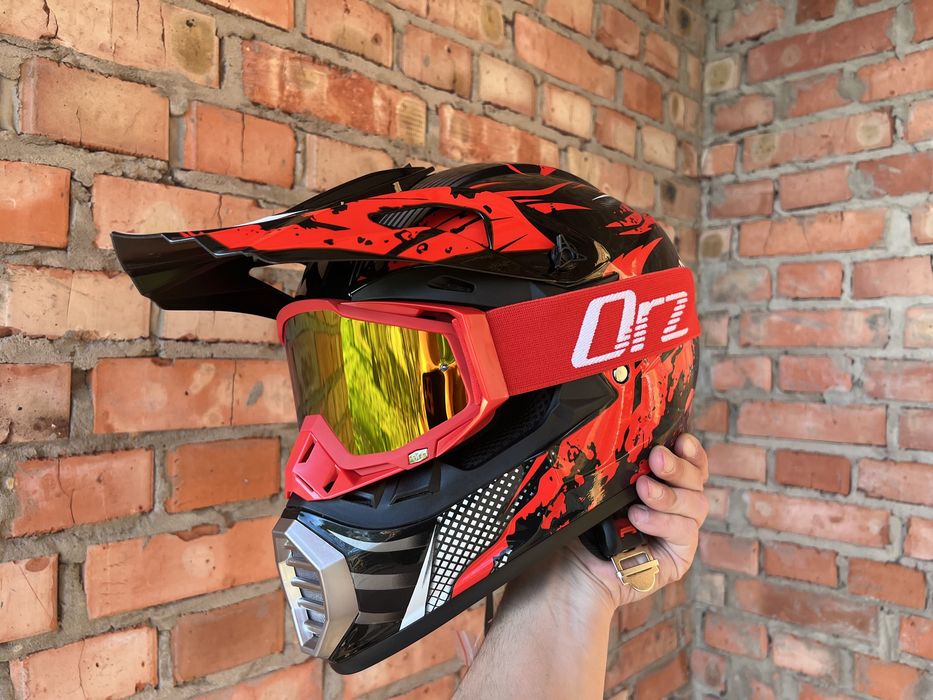 Є ВИБІР ГОРТАЙ ФОТО Мото шолом шлем ендуро шльом подарунок квадро вело