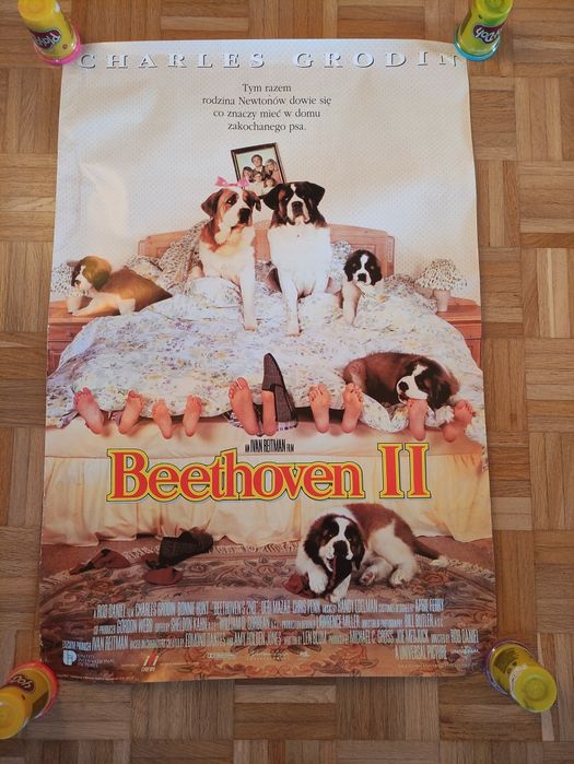 Dwa plakaty lata 90 film Beethoven II