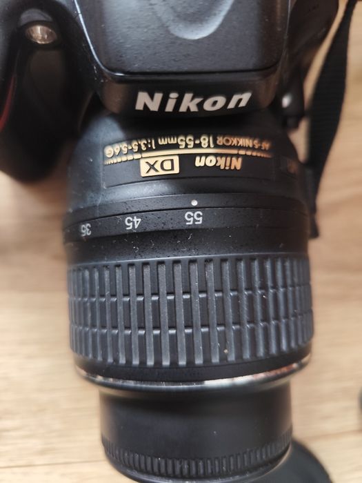 Lustrzanka D5100 z obiektywem 18-55mm