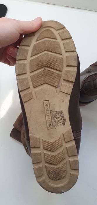 Kozaki meskie Marco Polo ze skory ocieplane  41/42