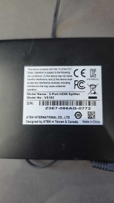 Hdmi Splitter ATEN VS182  2 OUT x 1 IN -  como novo