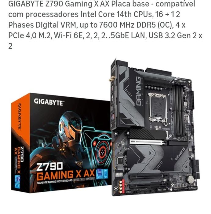 Motherboard Gigabyte z790 gaming X ax