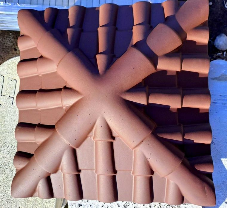 Бетонні ковпаки для стовпів і парапети (козирки, кришки) для огорожі