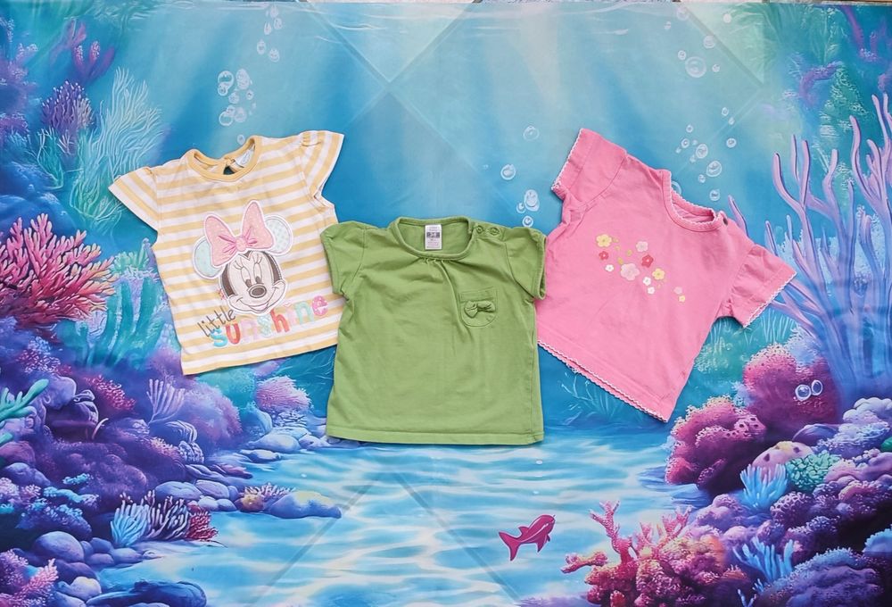 Zara Baby + Disney Koszulki t-shirty dla niemowlaka r. 68