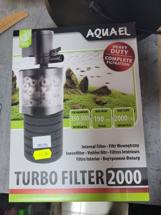 WYPRZEDAŻ! Filtr akwariowy Turbo filter 2000