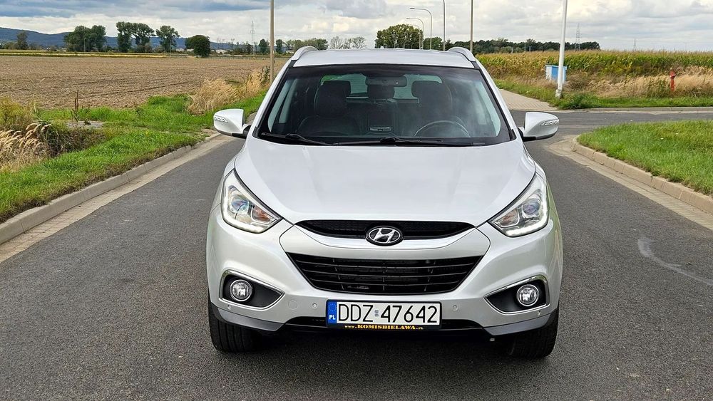 Hyundai ix35 2.0 CRDI 184KM 4WD Automat BiXenony Ledy Skóra Nawi PL Sam Parkuje