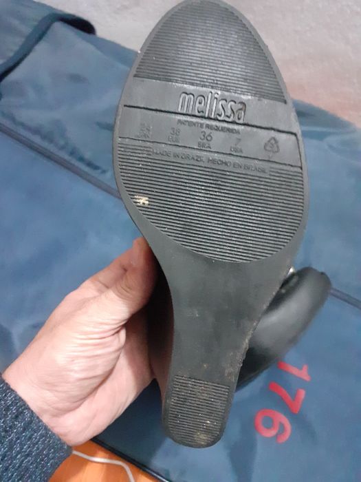 Sapato de cunha MELISSA com lacinho