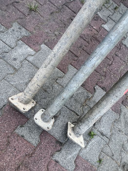 Podpory budowlane regulowane do 6 m – stemple stalowe – 3 szt.