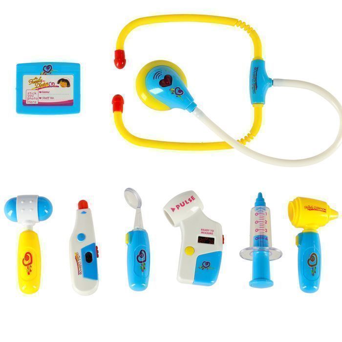 Zestaw Lekarza w Walizce Mały Doktor Światła niebieski