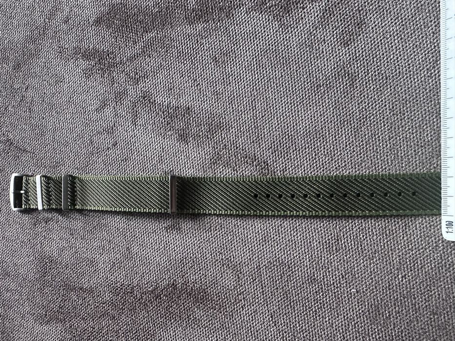 Pasek Nato 22mm premium nowy khaki zielony zieleń