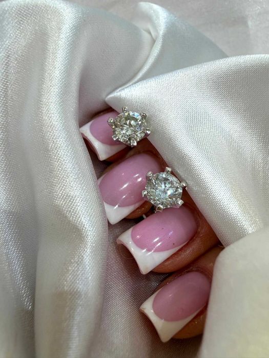 Kolczyki z diamentami naturalnymi 2.00 CT IGI