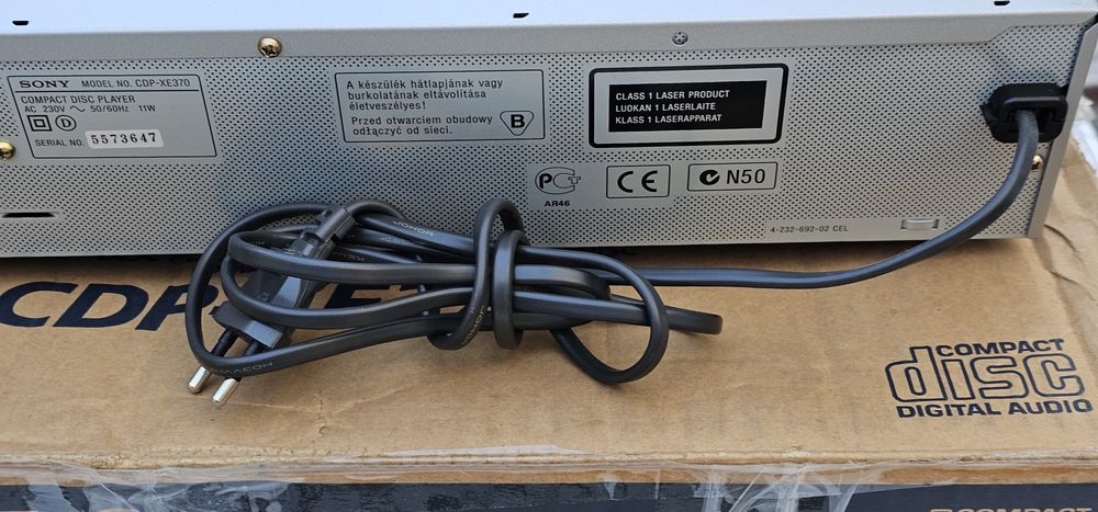 Sony CDP-XE como Novo